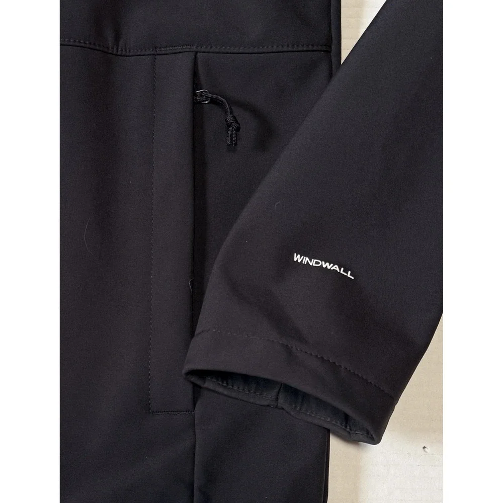 THE NORTH FACE WindWall - Men's Black SoftShell Windbreaker‎ Jacket - Large